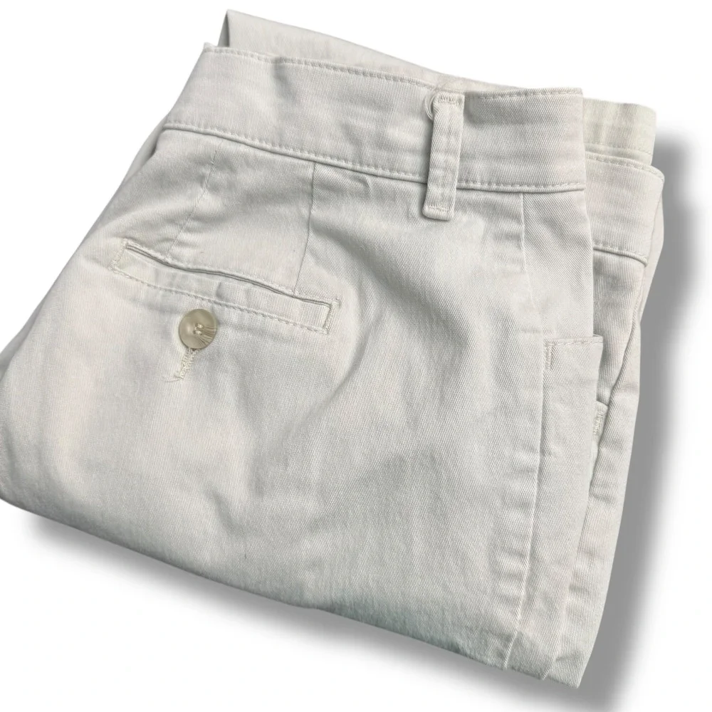 Lee At The Waist Women Size 14 Medium (34x30) Straight Leg Casual Pants Beige - Picture 1 of 14